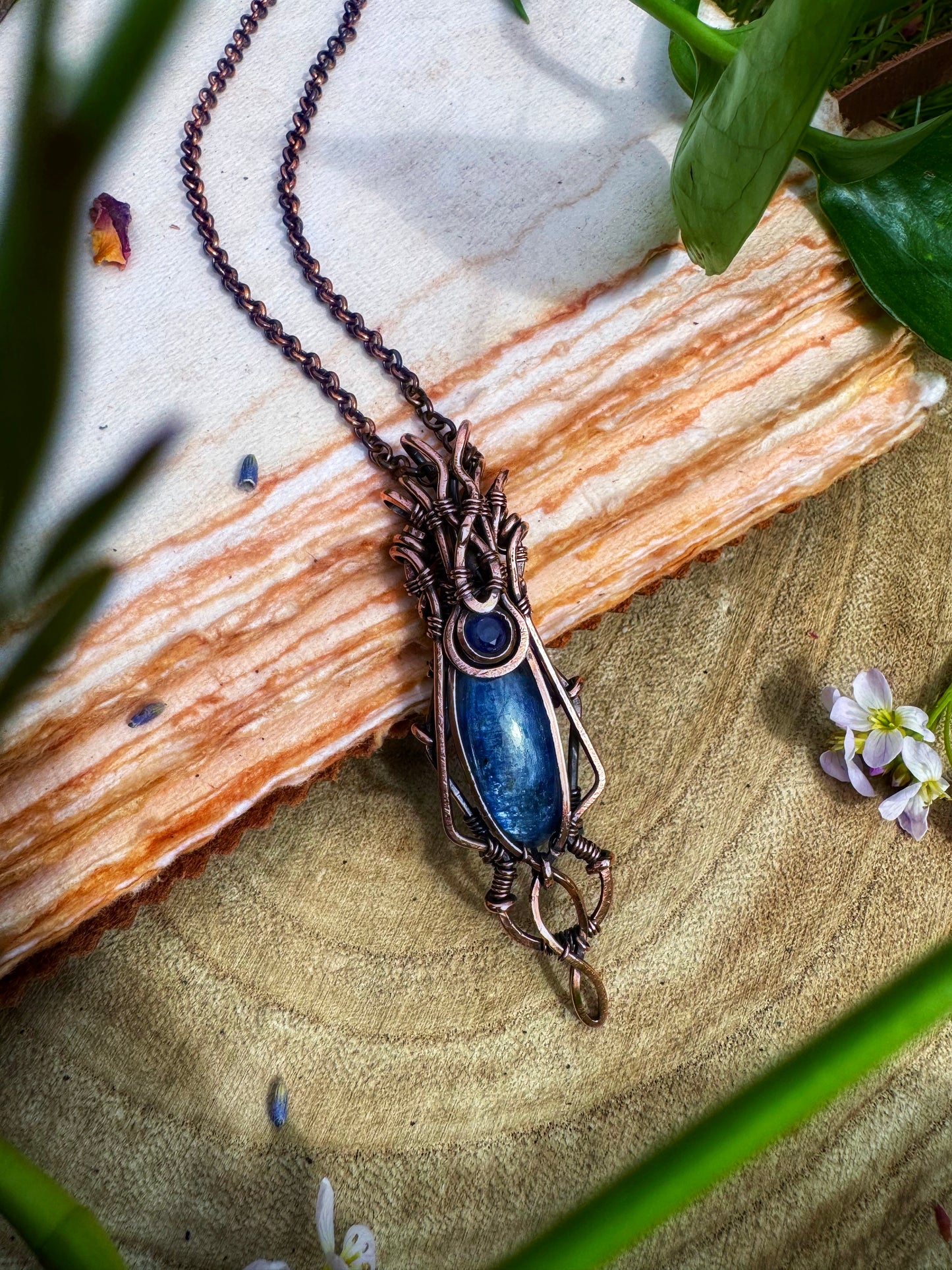 Iridessa- Blue Kyanite & Sapphire