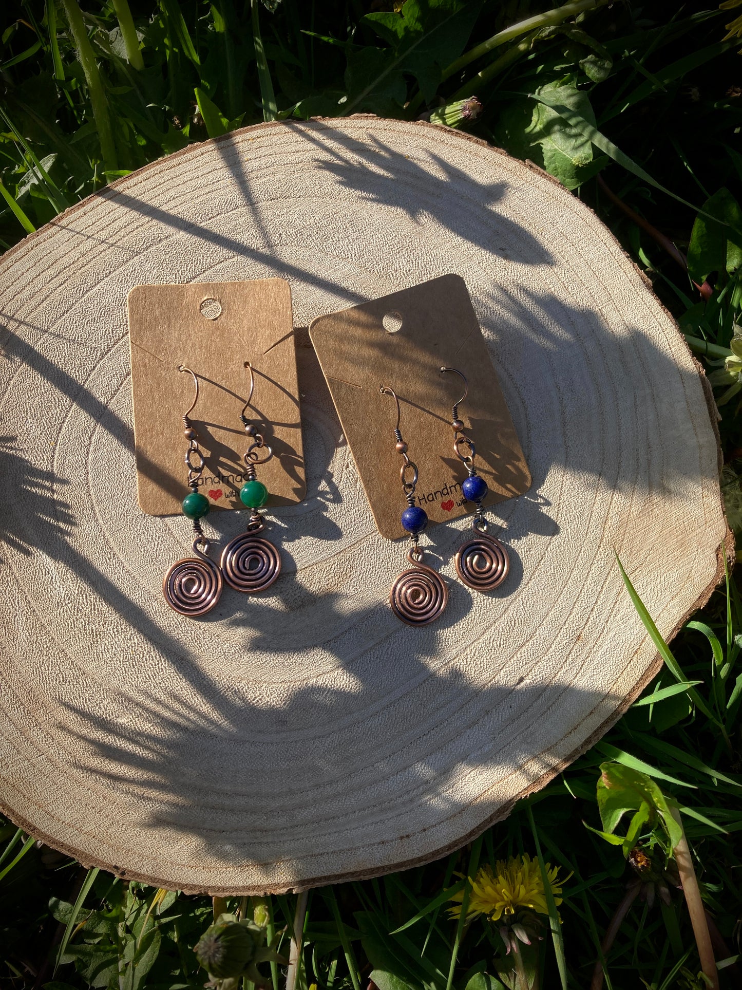 Spiral earrings