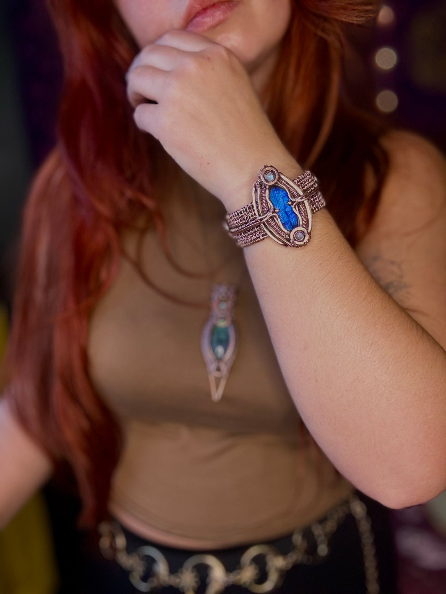 Inner Sanctum cuff - Labradorite