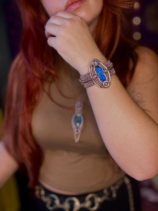 Inner Sanctum cuff - Labradorite