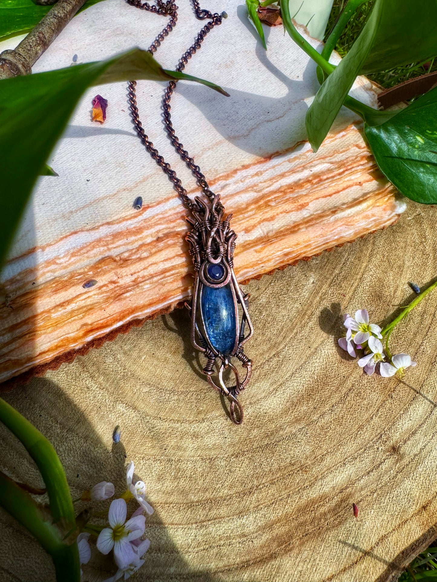 Iridessa- Blue Kyanite & Sapphire