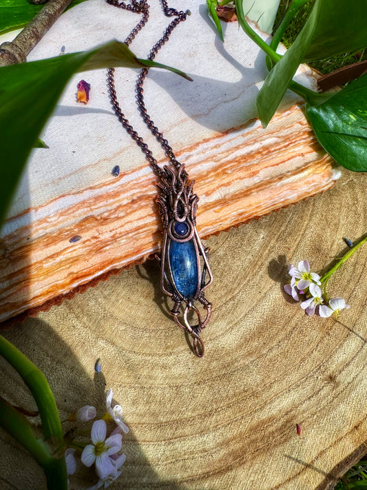 Iridessa- Blue Kyanite & Sapphire