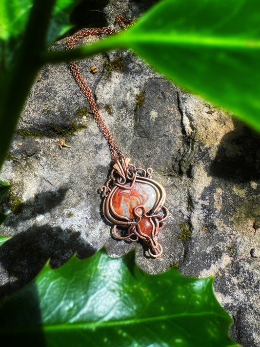 I. The Ember Gate - Crazy Lace Agate & Sunstone