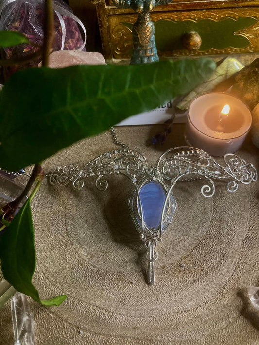 Galadriel inspired amulet (sterling silver 925)